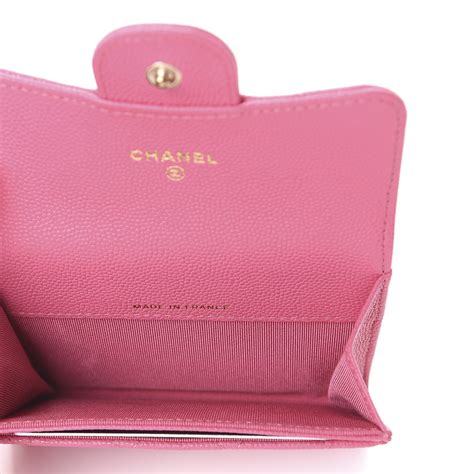 pink chanel card holder|chanel flap card holder price.